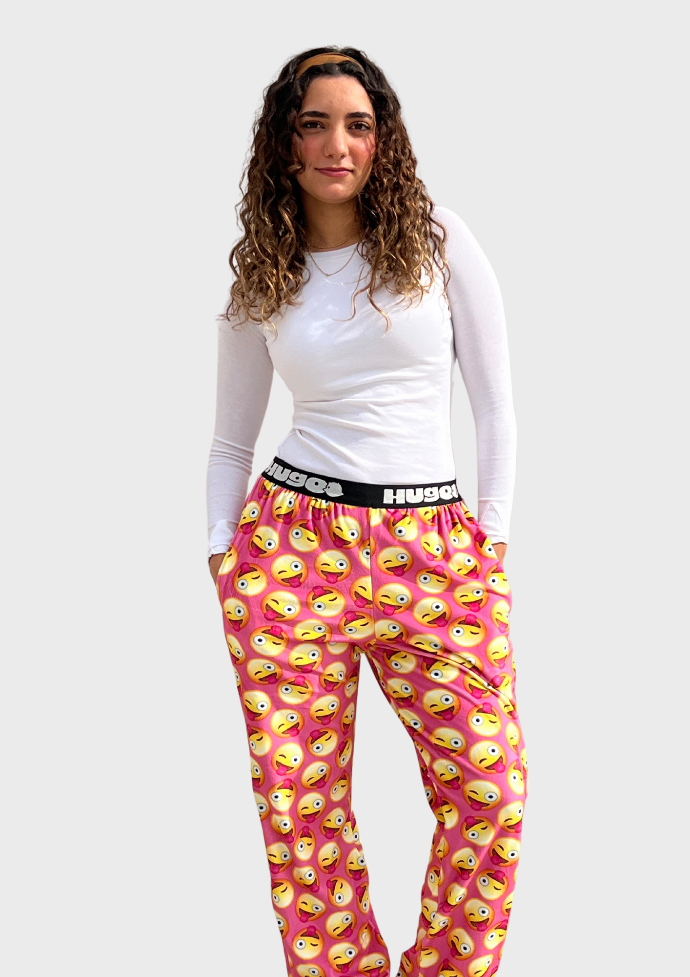 Tongue Emoji pants