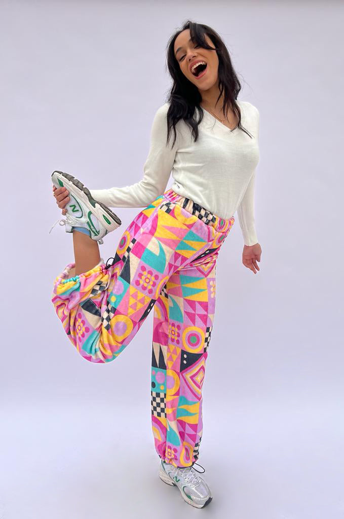 Geo Blush Hugo Pants